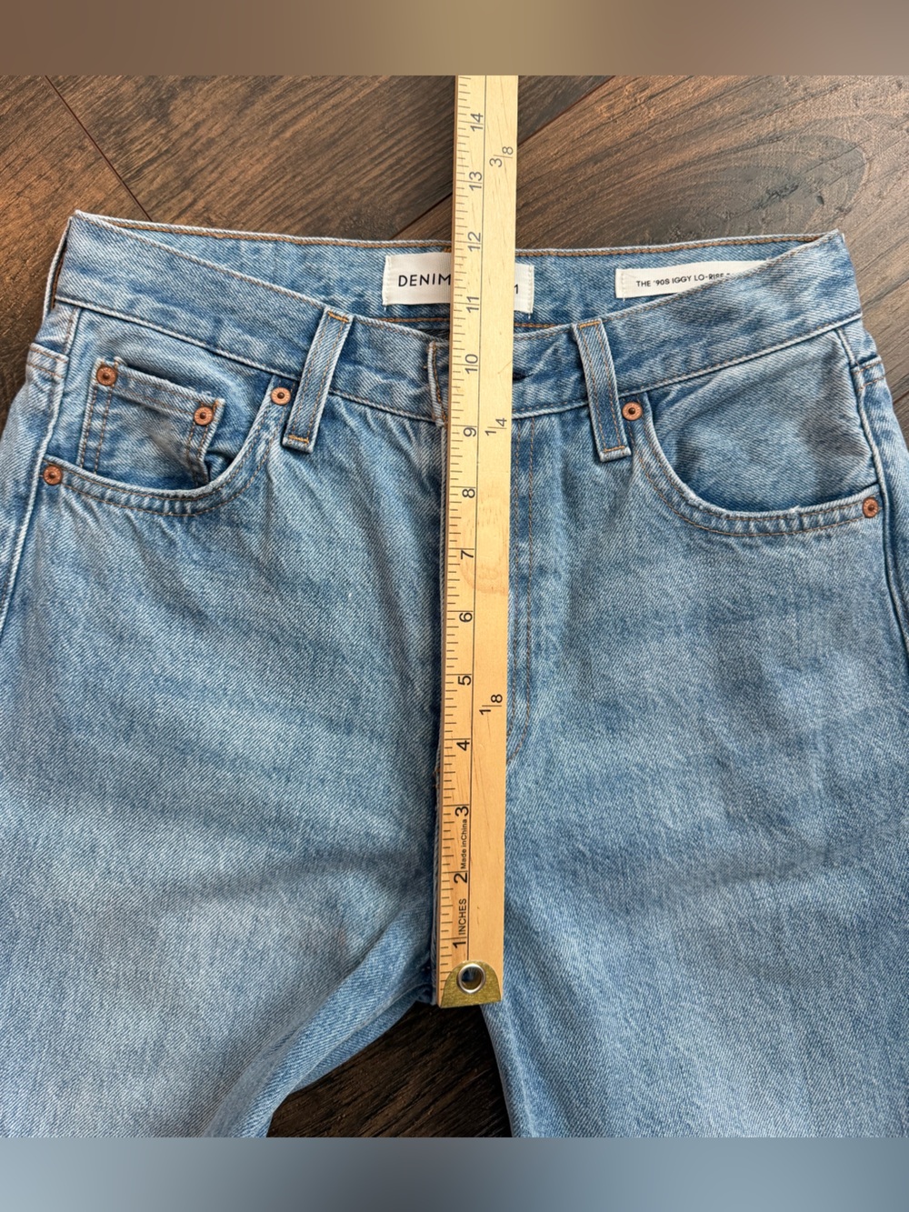 Aritzia Denim Forum The 90’s Iggy Lo-Rise Baggy Jeans Size 23 - Picture 10 of 11
